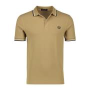 Bruine poloshirt korte mouw Fred Perry , Brown , Heren