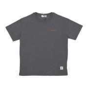 Linear Logo Tee Streetwear CAT , Blue , Heren