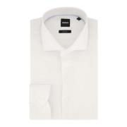 Wit Business Overhemd Slim Fit Hugo Boss , White , Heren