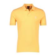 Oranje Polo Shirt Korte Mouw Slim Fit Hugo Boss , Orange , Heren