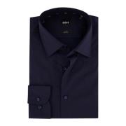 Zwart Overhemdjurk Slim Fit Hugo Boss , Blue , Heren