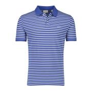 Blauw Gestreept Poloshirt Gant , Blue , Heren