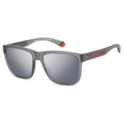 Matte Grey Sunglasses Polaroid , Gray , Heren