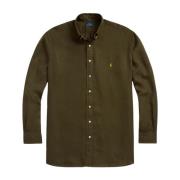 Casual Groen Button-Down Overhemd Ralph Lauren , Green , Heren