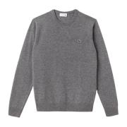 Grijze Sweatshirt Noos Lacoste , Gray , Heren