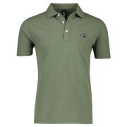 Groene poloshirt korte mouw Replay , Green , Heren