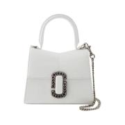 Leather handbags Marc Jacobs , White , Dames