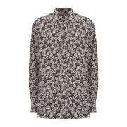 Groene Shirt Aw23 Lange Mouw Tom Ford , Multicolor , Heren