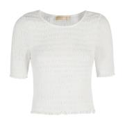 Stijlvolle Smock T-shirt Michael Kors , White , Dames