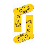 Silly Walks Shapewear Happy Socks , Yellow , Heren