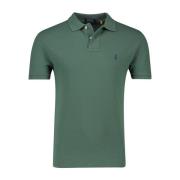 Groene Slim Fit Polo Shirt Ralph Lauren , Green , Heren