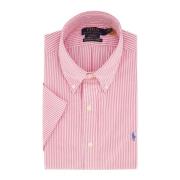 Gestreept Roze Casual Kortemouw Overhemd Ralph Lauren , Pink , Heren