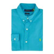 Blauw Casual Slim Fit Overhemd Ralph Lauren , Blue , Heren