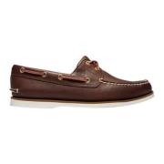 Klassieke Two-Eye Bruine Herenloafer Timberland , Brown , Heren