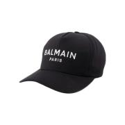 Cotton hats Balmain , Black , Dames