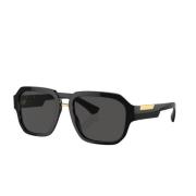 Klassieke Zwarte Zonnebril Dolce & Gabbana , Black , Heren