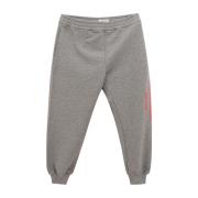 Sportieve Graffiti Logo Broek Alexander McQueen , Gray , Dames