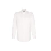 Wit Business Overhemd met Lange Mouwen Seidensticker , White , Heren