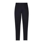 Blauwe Stretch-Katoenen Broek Dolce & Gabbana , Blue , Heren