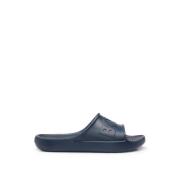 Blauwe Slip-On Heren Slippers Hugo Boss , Blue , Heren