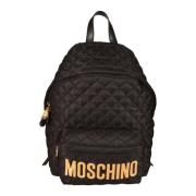 Backpack Moschino , Black , Dames