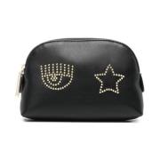 Zwarte tassen met Eye Star borduurwerk Chiara Ferragni Collection , Bl...