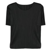 Casual Katoenen Overhemd voor Mannen Issey Miyake , Black , Dames