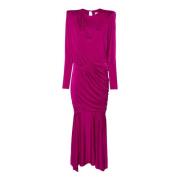 Fuchsia Roze Gedrapeerd Jurkje Alexandre Vauthier , Pink , Dames