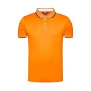 Oranje Katoenen Polo Shirt Regular Fit Karl Lagerfeld , Orange , Heren