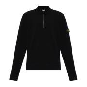 Polo type sweater Stone Island , Black , Heren