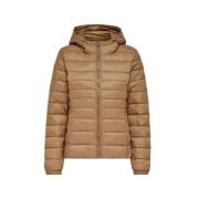 Tahoe Puffer Jas Only , Brown , Dames