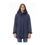 Omkeerbare Hoodie met Zakken Baldinini , Blue , Dames