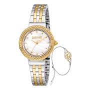 Analoge Roestvrijstalen Horloge Just Cavalli , Gray , Dames