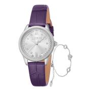 Stijlvol Roestvrijstalen Horloge Just Cavalli , Purple , Dames