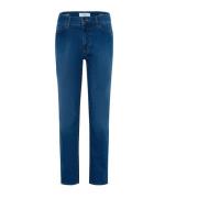 Blauwe Zomer Jeans 5-Pocket Model Brax , Blue , Heren