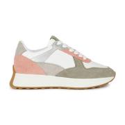 Beige Sneakers voor Vrouwen Geox , Multicolor , Dames