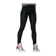 Coated Leggings in Zwart Object , Black , Dames