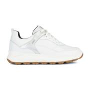 Witte 4x4 ABX Sneakers voor Vrouwen Geox , White , Dames