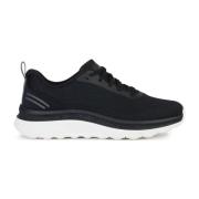 Zwarte Actif Sneakers voor Mannen Geox , Black , Heren