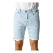 Denim Shorts Gabba , Blue , Heren