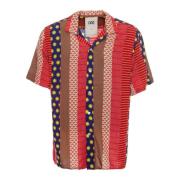 Short Sleeve Shirts OAS , Multicolor , Heren