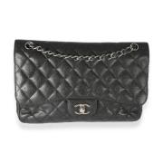 Pre-owned Leather crossbody-bags Chanel Vintage , Black , Dames