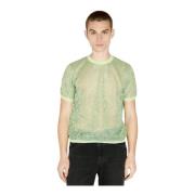 Bloemen Crewneck T-shirt Martine Rose , Green , Heren