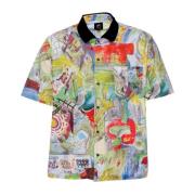 Leomis World Shirt Brain Dead , Multicolor , Heren