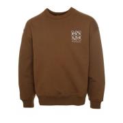 Knots Sweatshirt met Logo Print The New Originals , Brown , Heren