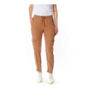 Slim-fit Trousers Rich & Royal , Brown , Dames