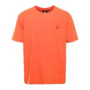 Logo Tee Casual Stijl by Parra , Orange , Heren