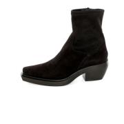 Suède Enkellaars Texas Stijl Copenhagen Shoes , Black , Dames