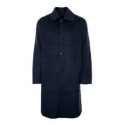 Single-Breasted Coats Nn07 , Blue , Heren