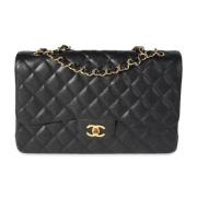 Pre-owned Leather crossbody-bags Chanel Vintage , Black , Dames